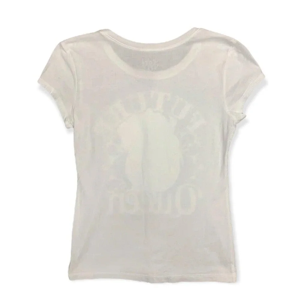 Justice Girls Tee 10 White Disney Frozen Elsa 
